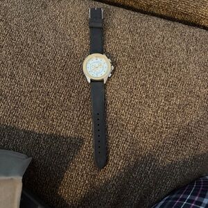 Michele Cape Chronograph Silicon Strap Watch 40MM